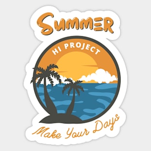 Summer Sunrise Sticker